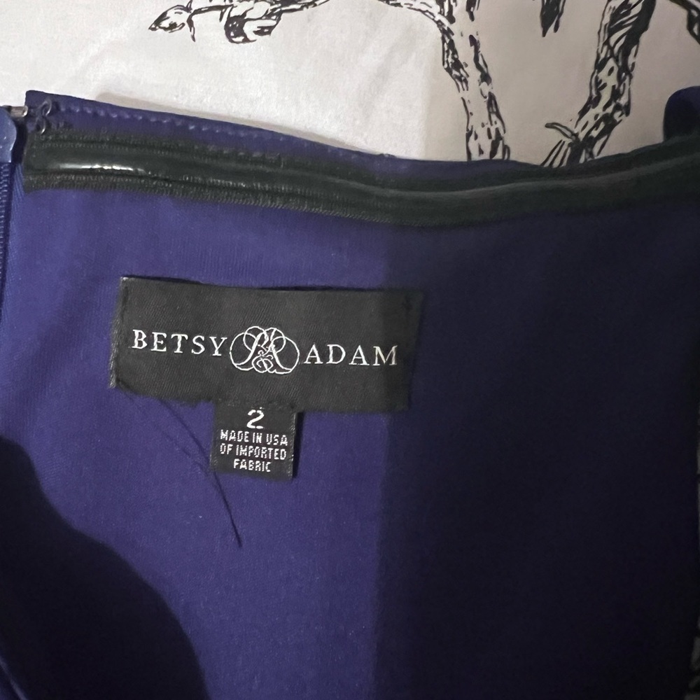 Betsy & Adam Royal Blue Evening Gown - Picture 4 of 4